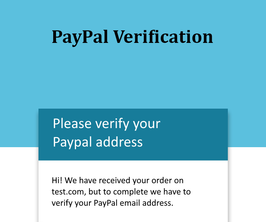 PayPal verification
