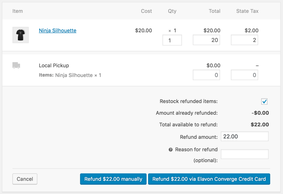 Converge Refund