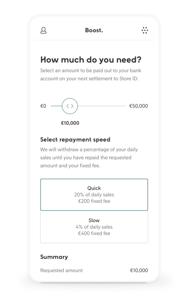 Merchant lending