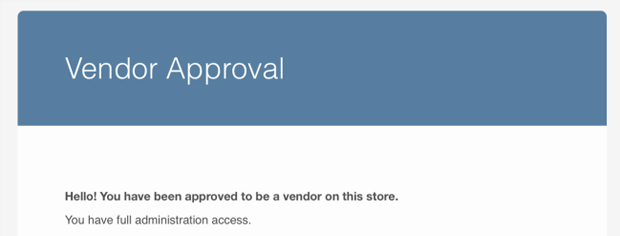 Send approval emails to vendors