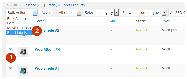 Scanventory bulk build labels